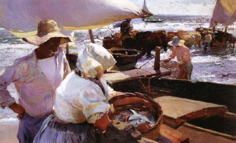 The Beach of Valencia,the sun of Morning, Joaquin Sorolla Y Bastida